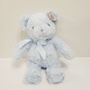 Vtg Bearington Baby Collection Babys First Bear Blue Teddy Bear Stuffed Plush